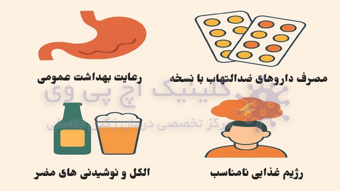 روشهای پیشگیری از گاستریت