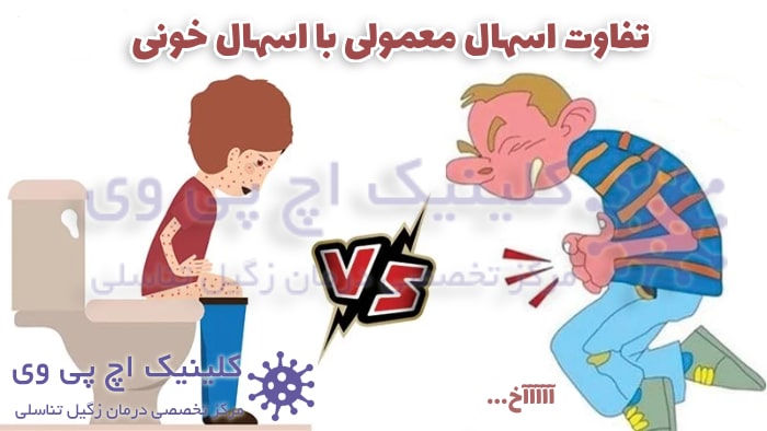 تفاوت در تشخیص اسهال خونی با اسهال معمولی
